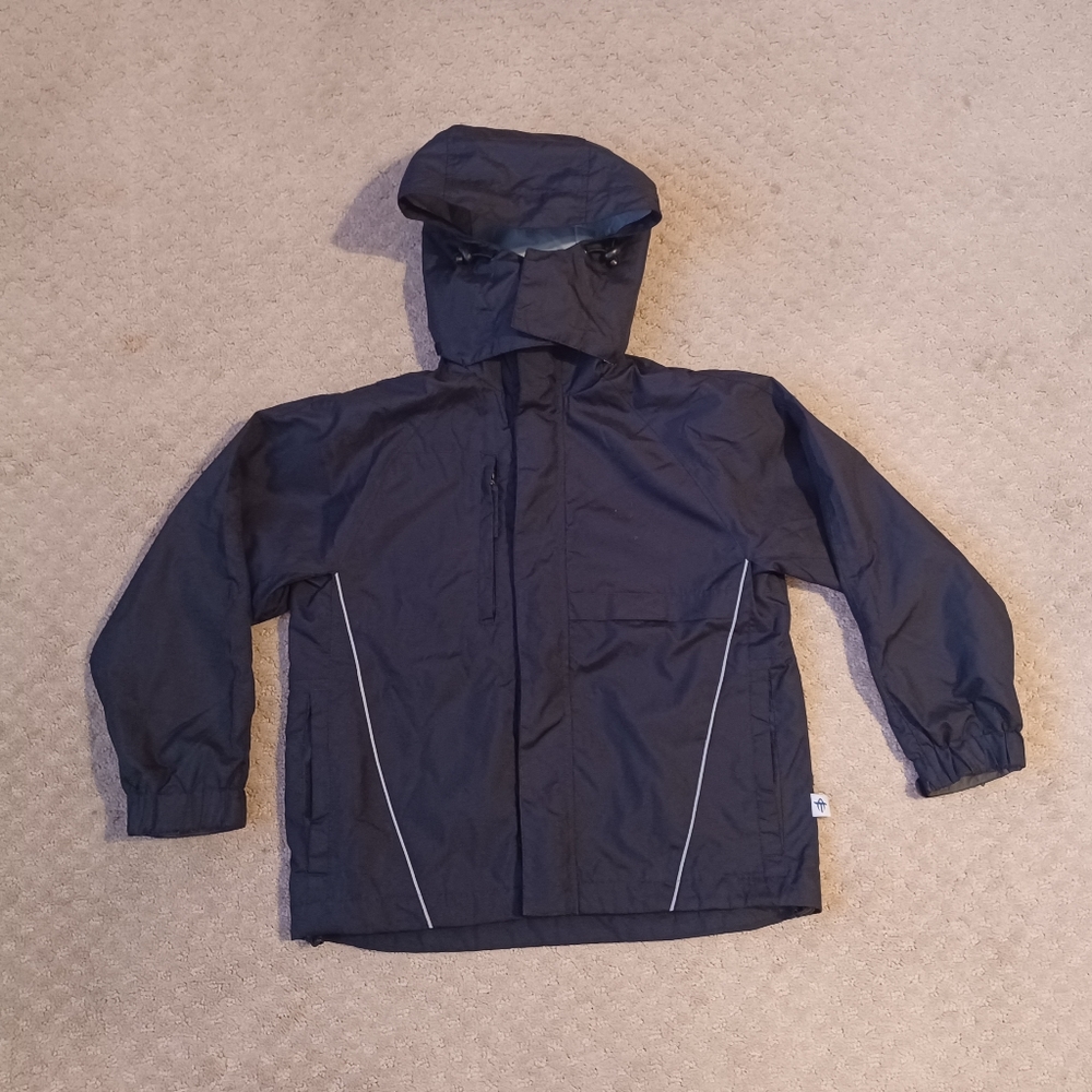 Child's Turfer Athletics Windbreaker - Black (Small/YS)